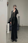 Marc le bihan long net eye skirt 2752 black